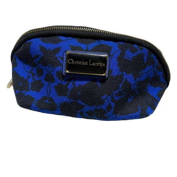 Christian by Christian Lacroix Cosmetic Bags Fiori Cobalt - Picture 2 of 6